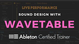 Sound Design with WAVETABLE in Ableton Live 11