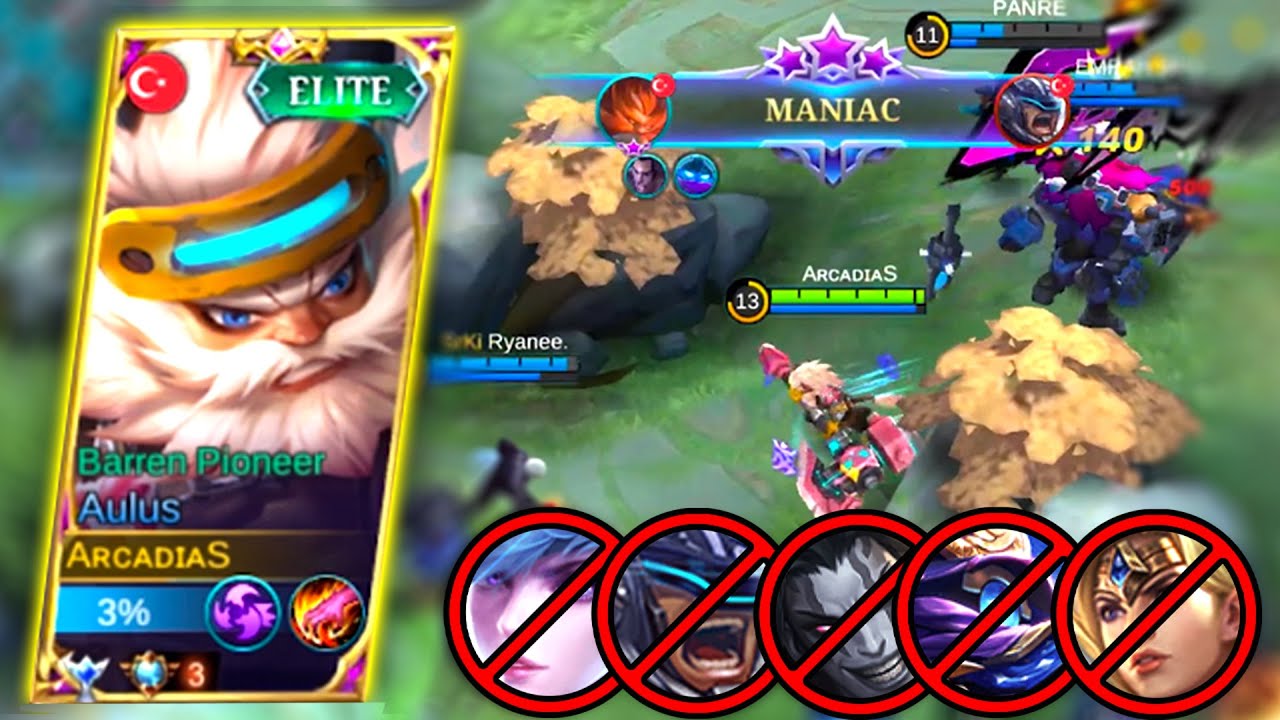 Auto Win Hero Aulus!!🔥 Top Global Aulus Best Build and Emblem 2022 | Aulus Mobile Legends