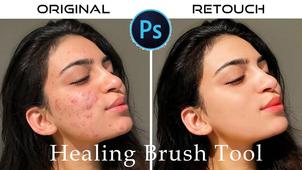   How to use Healing brush tool in Photoshop 