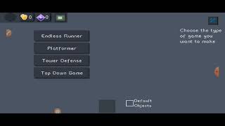 how to make a menu screen on pocket game dev for ur game