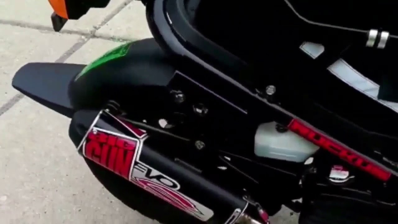 Honda Ruckus Big Gun exhaust