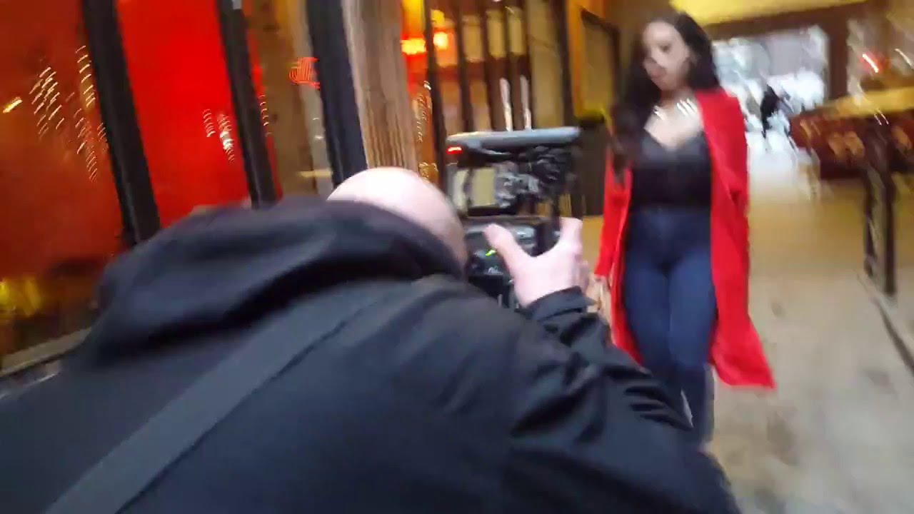 Ex Page 3 Model Chloe Saxon Papped in Manchester