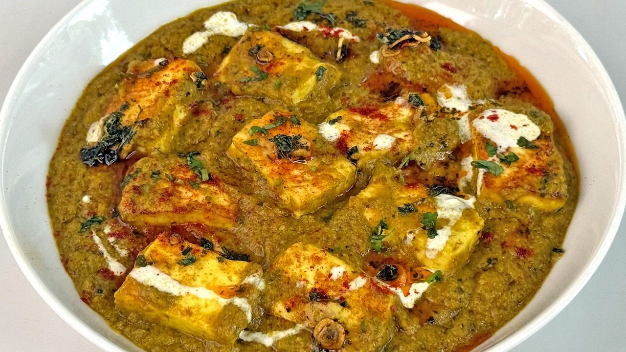 पनीर की सब्जी बनानेका अबतकका सबसे बेस्ट तरीका, Green Paneer Tikka Masala Recipe, Restaurant Style
