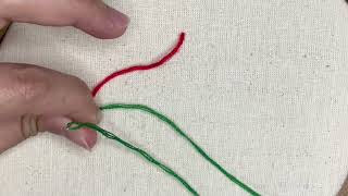 Embroidery Made Easy: Learn the Couching Stitch in 2 Minutes!