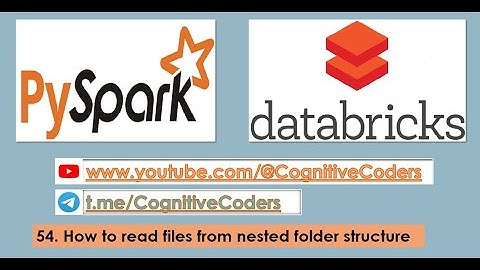 How to read files from nested folder structure | PySpark Tutorial | Data Engineering