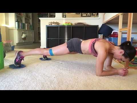 VIP PROGRAM plank sliders with Loop Scissor Abs