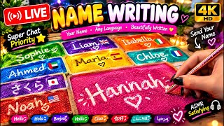 ✍️ I’ll Write YOUR Name Live! ❤️ Super Chat = Priority Writing! 🔥