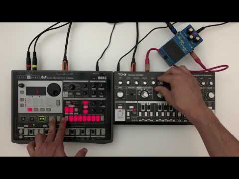 Korg Electribe Em1, Behringer Td3 with boss Bd-2 - Techno Roulette 19 (KUSH)