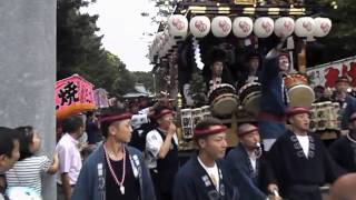 20160918 2127やわたんまち2日目年番神明町拝殿前から二の鳥居へ