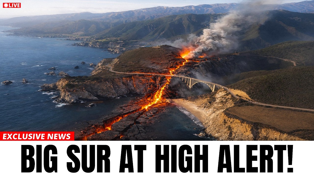 Вблизи побережья Биг-Сур открылась огромная трещина — неужели Калифорния разваливается на части?!