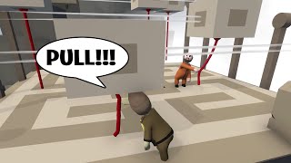 SHERIFF AND PRISONER NEEDS TO SOLVE THE PUZZLE in HUMAN FALL FLAT