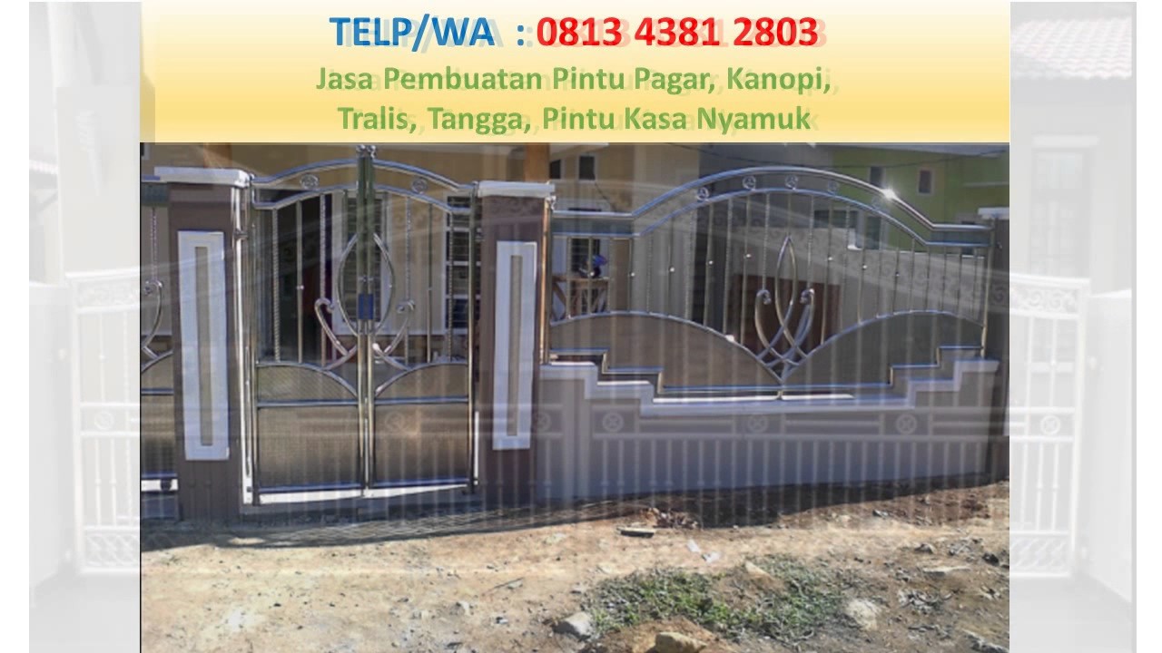 CALL WA 0813 4381 2803 Harga pagar stainless  sidoarjo 