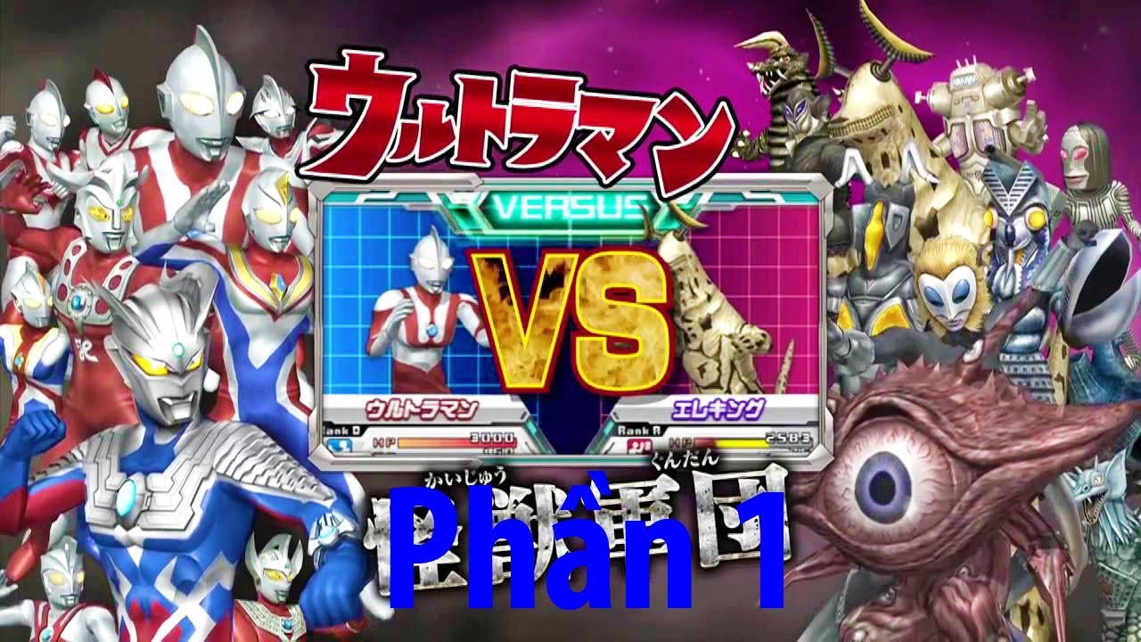 Sieu Nhan Game Play | Tất cả các tuyệt chiêu của Ultraman #1 trong game Ultraman all star chronicle - YouTube Sieu Nhan Game Play