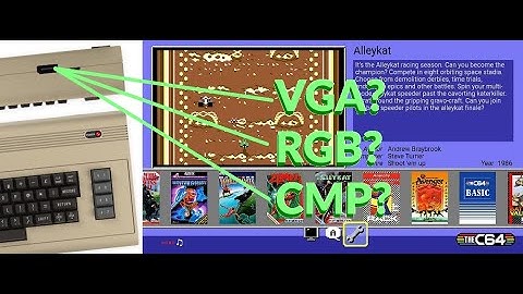 3 C64 Mini Display Adapter Options
