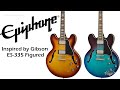 Epiphone "Inspired By Gibson" ES-335 Figured Top Guitar - AmericanMusical.com