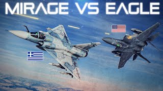 A Little Trick That Only Works Once... Mirage 2000 Vs F-15 Eagle | DOGFIGHT | DCS |