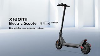 Xiaomi Electric Scooter 4 Lite (2nd Gen) Debuts in Europe with Extended 25 km Range