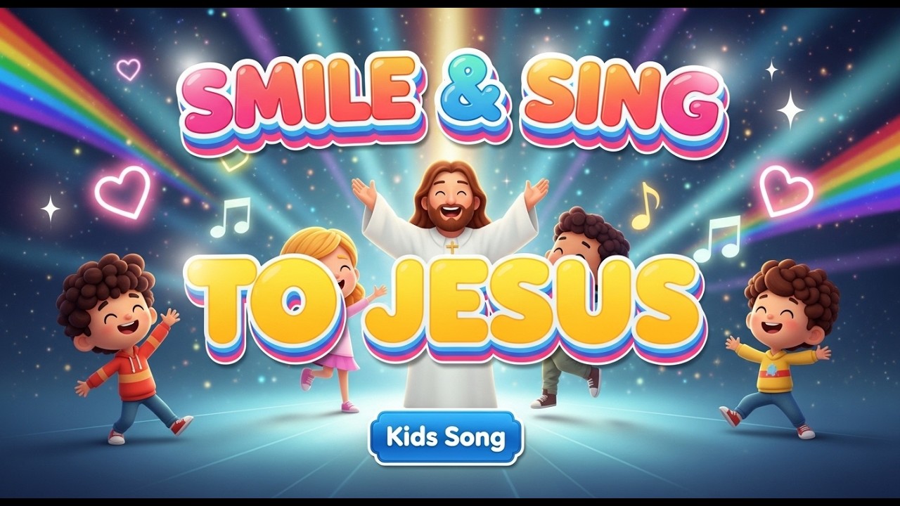 Smile and Sing to Jesus 😊 Christian Song for Kids | Bible Songs for ...