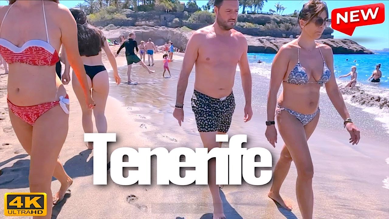 Tenerife 🏖️ Beach Walk | FAÑABE Beach 🌊☀️ 4K 2026