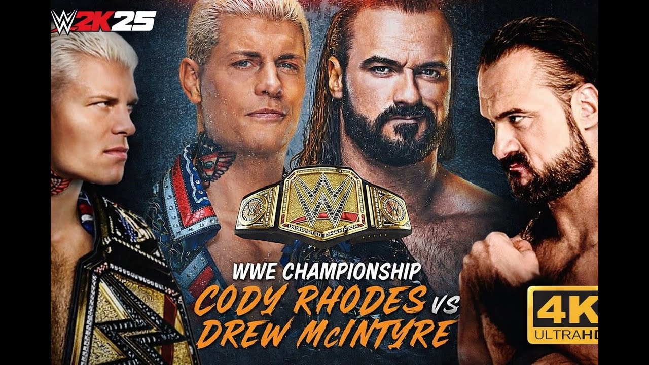 Cody Rhodes VS Drew Mcintyre| IRONMAN MATCH #wwe #wwe2k25 #wweraw #wwegames #wweshorts #wwegaming