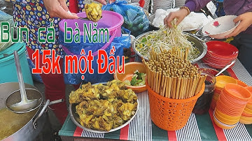 Bún Cá bà Năm chợ Châu Đốc chỉ 15k