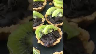 chocolatetart nobake viral kivi fruit minivlog shortvideo dessert cooking cookies yum