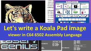 Let's write a program to load and view KOALA Pad picture files on your C64 using Assembly Language. screenshot 4