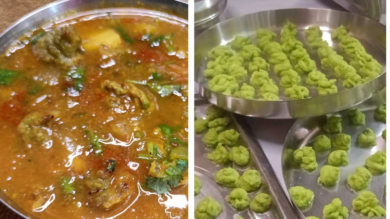 हरी मटर की बड़ी और उसकी टेस्टी सब्जी ||Hari matar ki badi || #recipe Badi ki sabji #homemade #food |