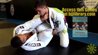 Reverse De la Riva Sweep with Andre Galvao (BJJLIBRARY.COM)