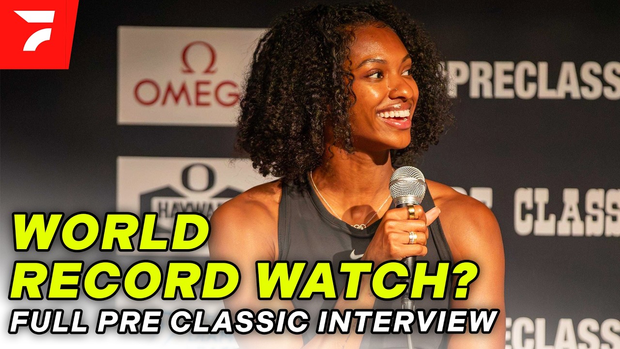 Masai Russell is the STANDARD of the 100mH | Interview Ahead of 2026 Pre Classic