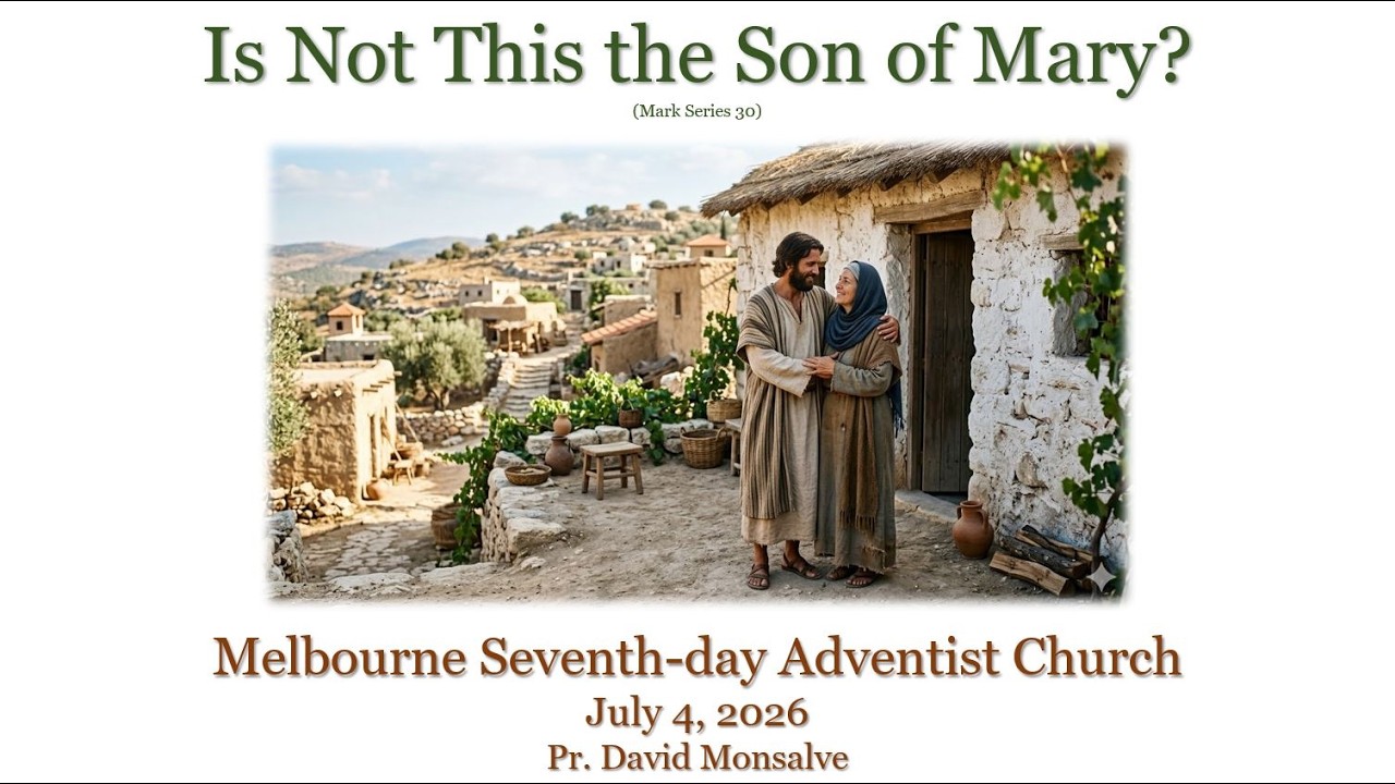 [Mark Series: 30] "Is Not This The Son Of Mary?" | Pr. David Monsalve