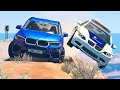 Cliff Drops Car Crashes  17   BeamNG Drive  CRASHdriven