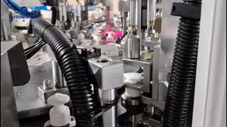 3、Lotion pump (switch pump) head cap assembly + testing#machine#factory