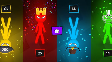 Stickman Party All Random MINIGAMES 1 2 3 4 Player Games 2022 Gameplay