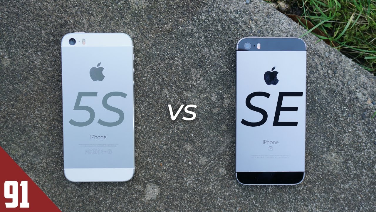 Har råd til beundre For en dagstur iPhone 5S vs iPhone SE - Full Comparison! - YouTube