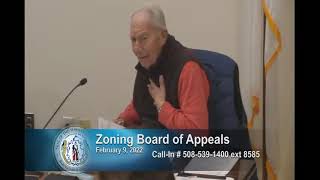 Town of Mashpee - Zoning Board of Appeals - 2/9/2022
