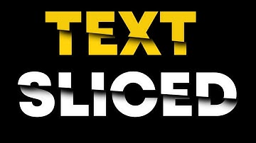 Create a Sliced Text Effect in Photoshop: Quick 2-Minute Tutorial