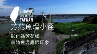 王功漁港 魚塭小徑 彰化芳苑 空拍 Hd 台灣你好環島系列