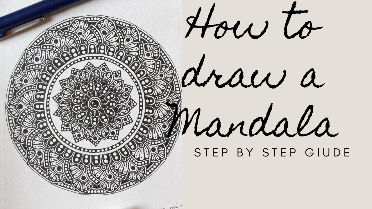 How To Draw Mandala | Mandala Art for Beginners | Step By Step Guide ...