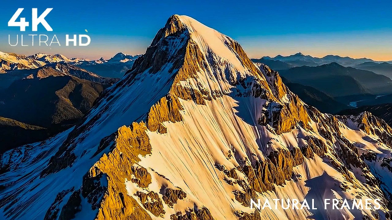 Epic Nature 4K Ultra HD • Cinematic Nature Relaxation Film with Soothing Piano Music