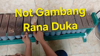 Not Gambang Lagu Rana Duka