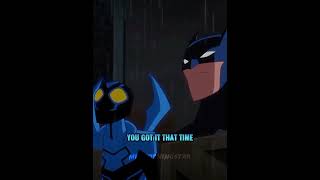 Blue beetle makes fun of batman 😂 (must watch) #bluebeetle #batman #justiceleague #shorts #dc