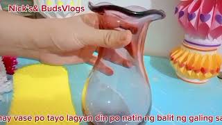 картинка: #Давайте сделаем цветы из фруктовой упаковки. #satisfyingvideo #Asmrvideo.