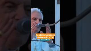 The #moving last #blessing that Benedict XVI gave us as #pope ❤️😇 #benedictoxvi