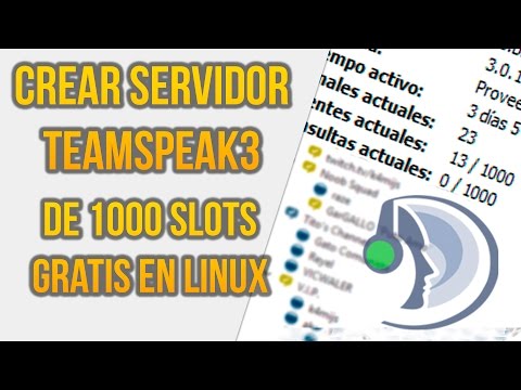 Crear servidor TeamSpeak 3 de 1000 SLOTS GRATIS!! (Linux)