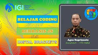 Belajar Coding Berbasis Jacascript | Instal Brackets