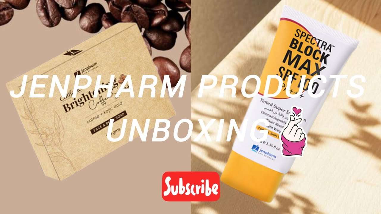 Jenpharm Products unboxing | Jenpharm sunblock unbox | Jenpharm coffee soap unbox