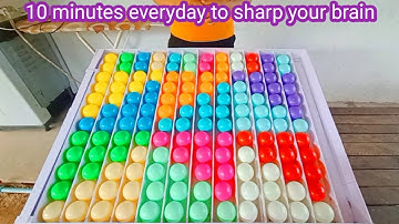 Brain Exercise full color ball sorting is very smart and smooth