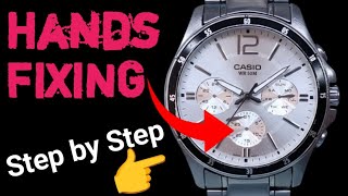 How to Fix Watch Hands That Fell Off | Step-by-Step । How to Fix Chronograph Hand | Watch Repair