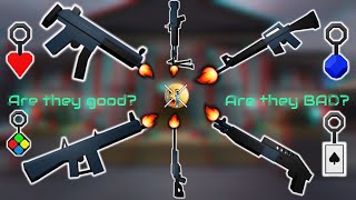 Trying out UNUSUAL GUNS in Op1